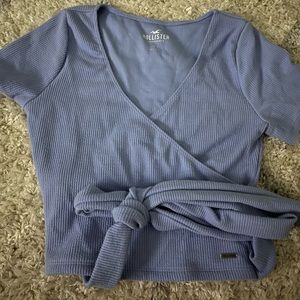 rarely used blue tight top